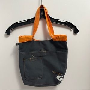 ROXY hand bag orange and grey purse boho